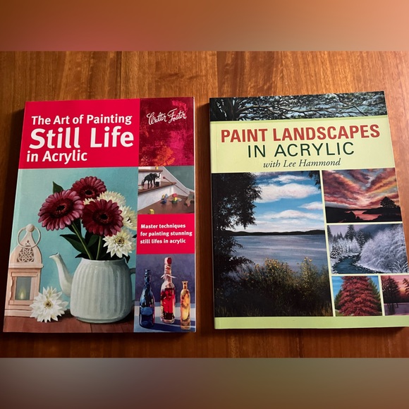 Two Painting with Acrylics books - Still Life and Landscapes - Picture 1 of 2